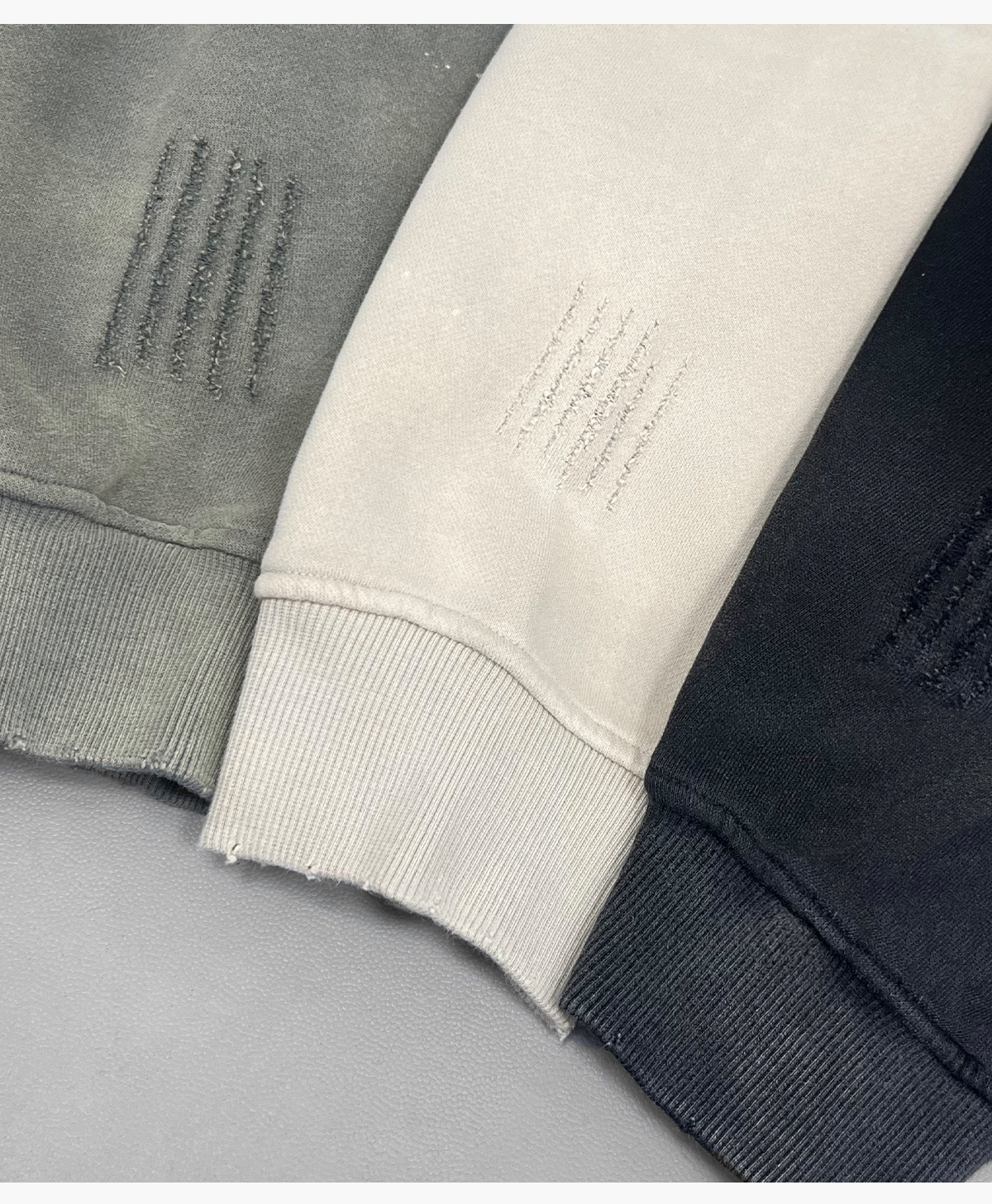 #23819 Fleece 360Gsm Spray-Dye Distressed Wash Hoodie 30
