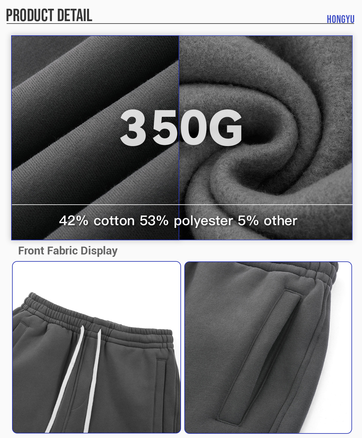 #23831 Heavy 350Gsm Fleece Oversized Jogger 14