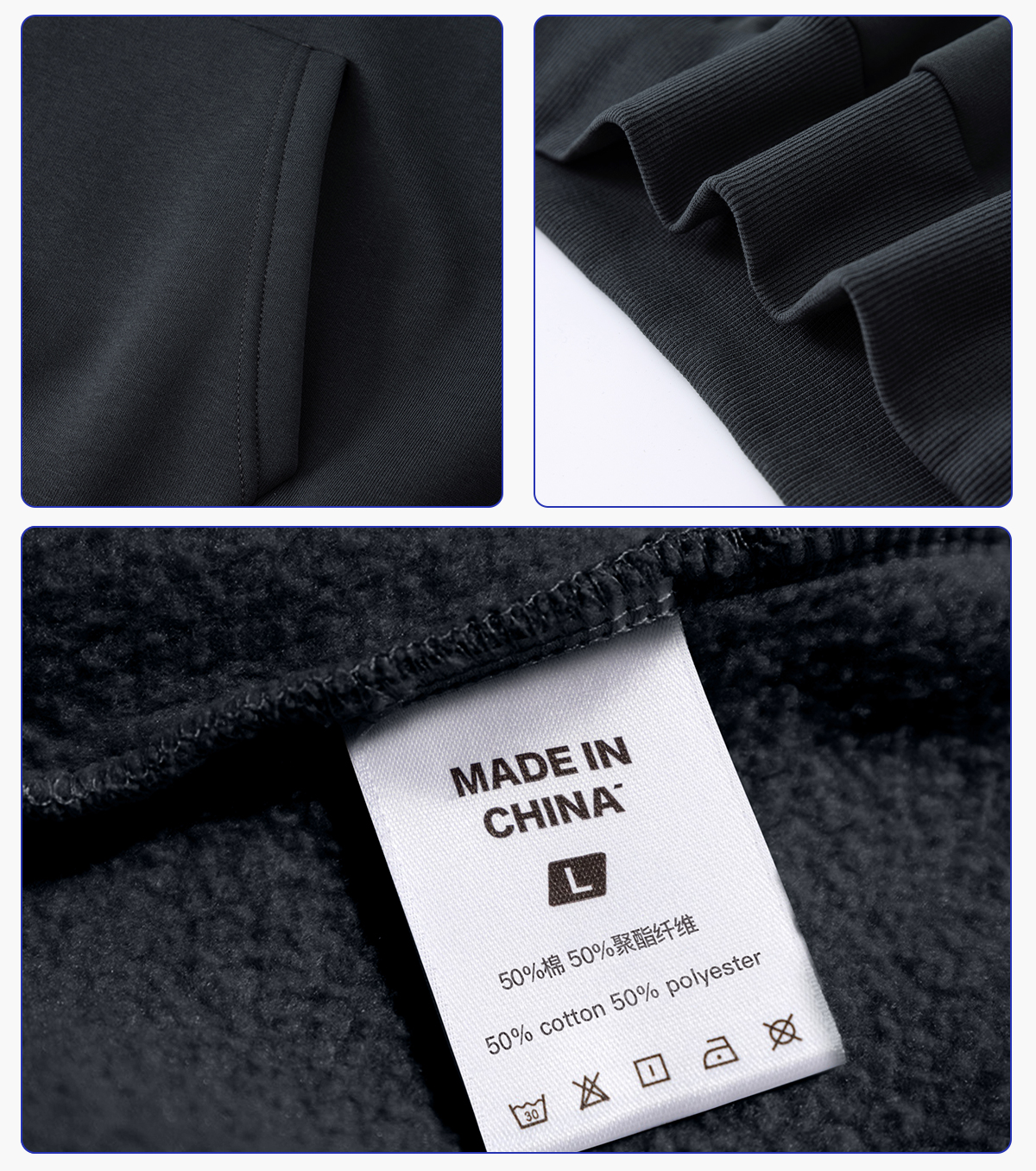 #26330 Heavy 500Gsm Polar Fleece Boxy Fit Hoodie 15