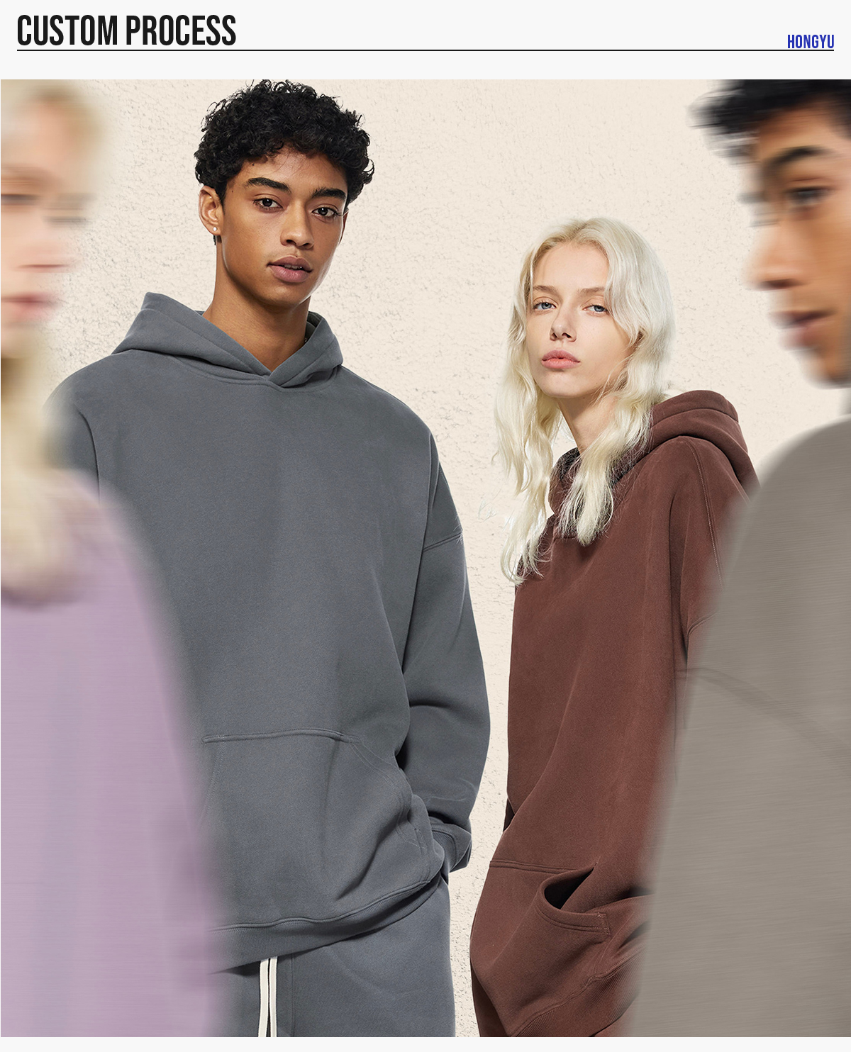 #286 Oversized Heavy 350Gsm Fleece Basic Hoodie 22