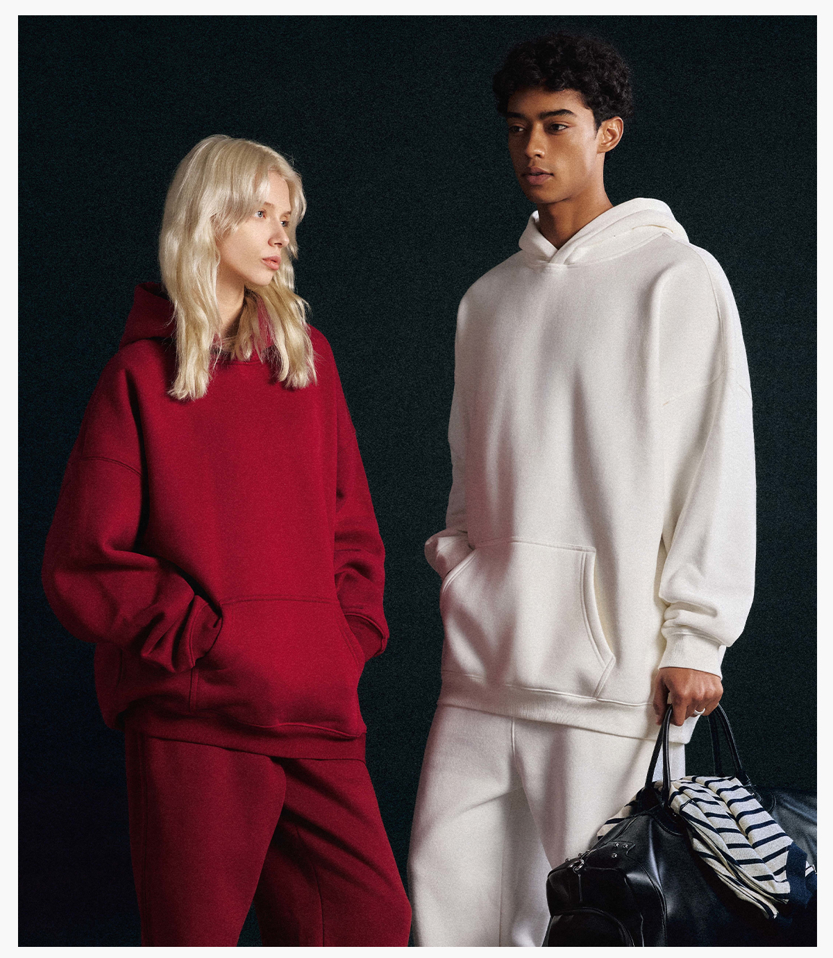 #286 Oversized Heavy 350Gsm Fleece Basic Hoodie 24