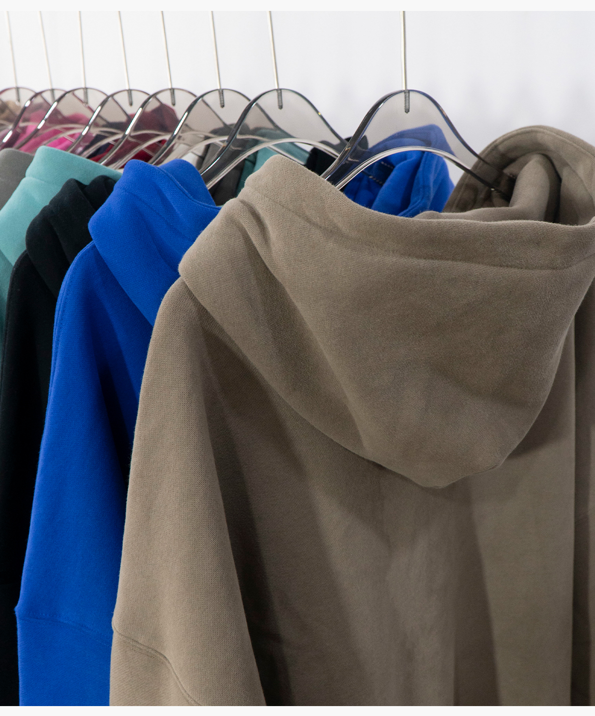 #286 Oversized Heavy 350Gsm Fleece Basic Hoodie 34