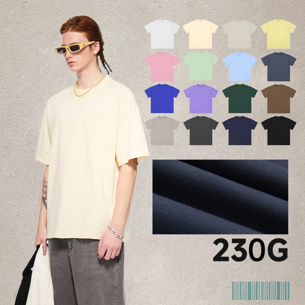 #330 Cotton 230Gsm Cooling Oversized T-Shirt