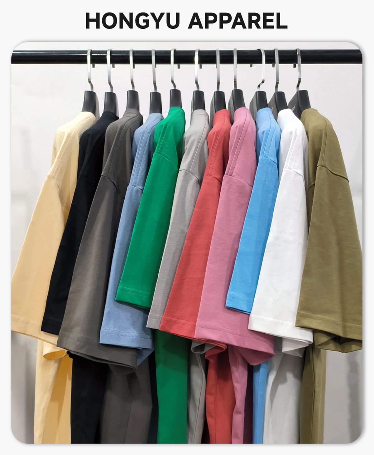 #131 Lightweight 190GSM 20s 100% Cotton Oversized T-shirt 5