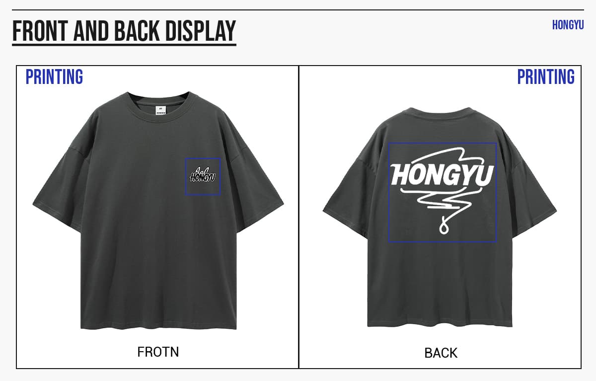 #131 Lightweight 190GSM 20s 100% Cotton Oversized T-shirt 17