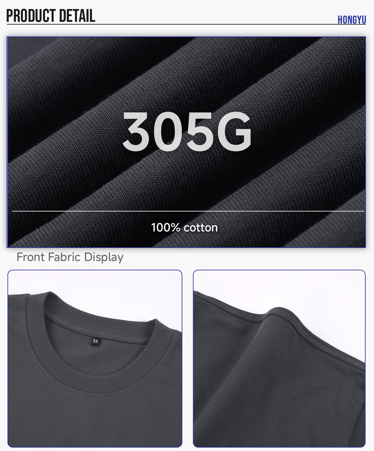 #227 Heavy 305Gsm 7A Antibacterial Cotton Oversized T-Shirt 12