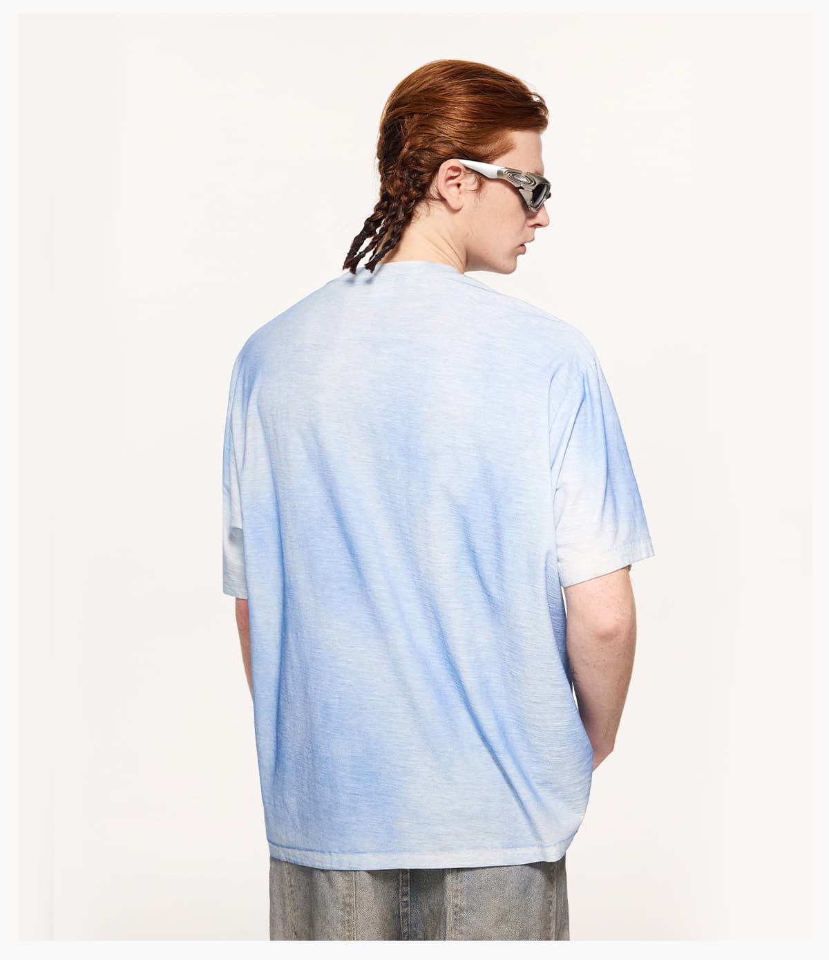 #2503 Hand-Dyed Linen Cotton Cooling Oversized T-shirt 24