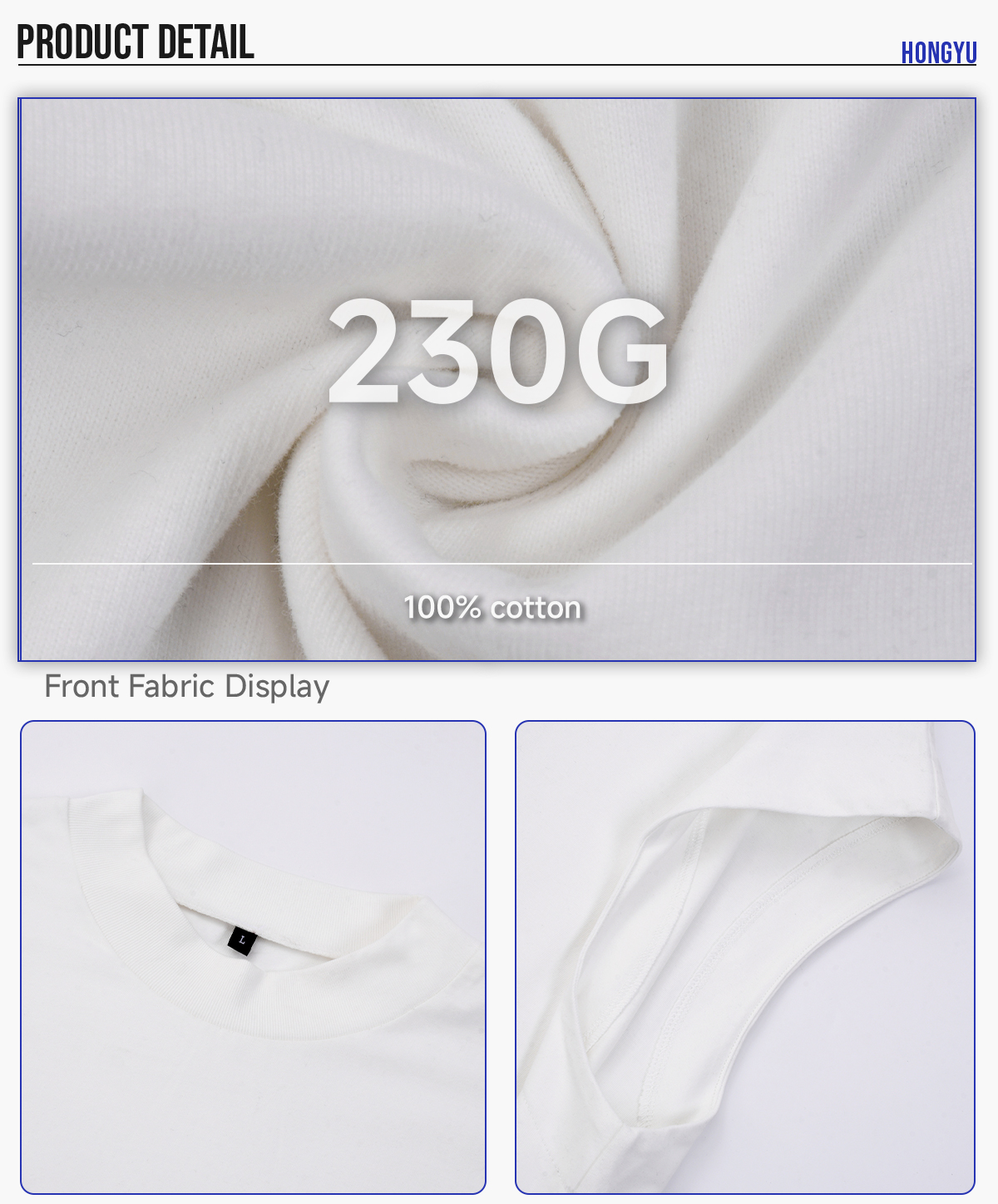 #2525 Quick-Dry Cotton 230gsm Mock Neck oversized Tank 12