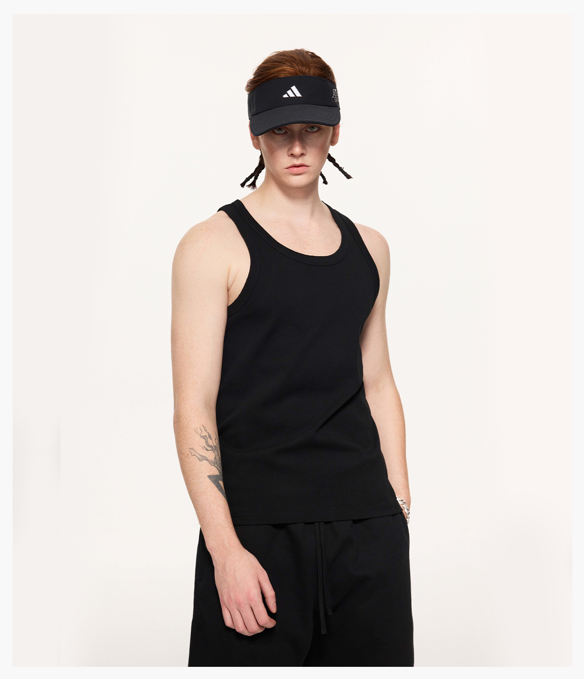 #2530 Sporty 315g Fitted Racerback Tank Top For Men 23