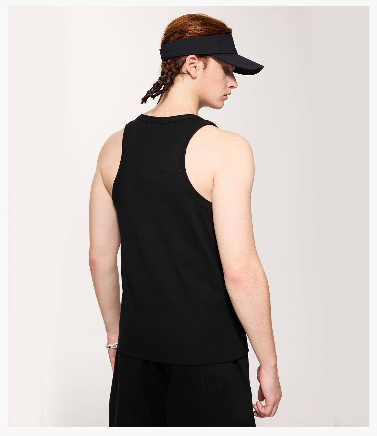 #2530 Sporty 315g Fitted Racerback Tank Top For Men 25