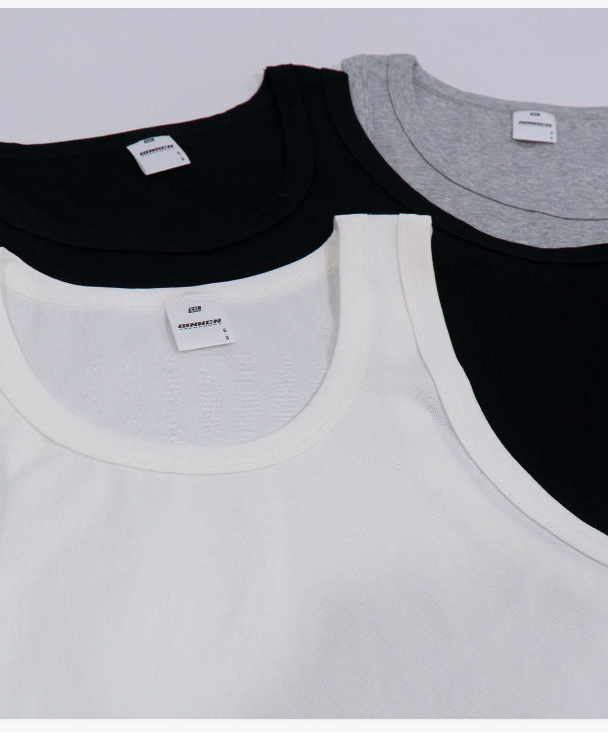 #2530 Sporty 315g Fitted Racerback Tank Top For Men 27