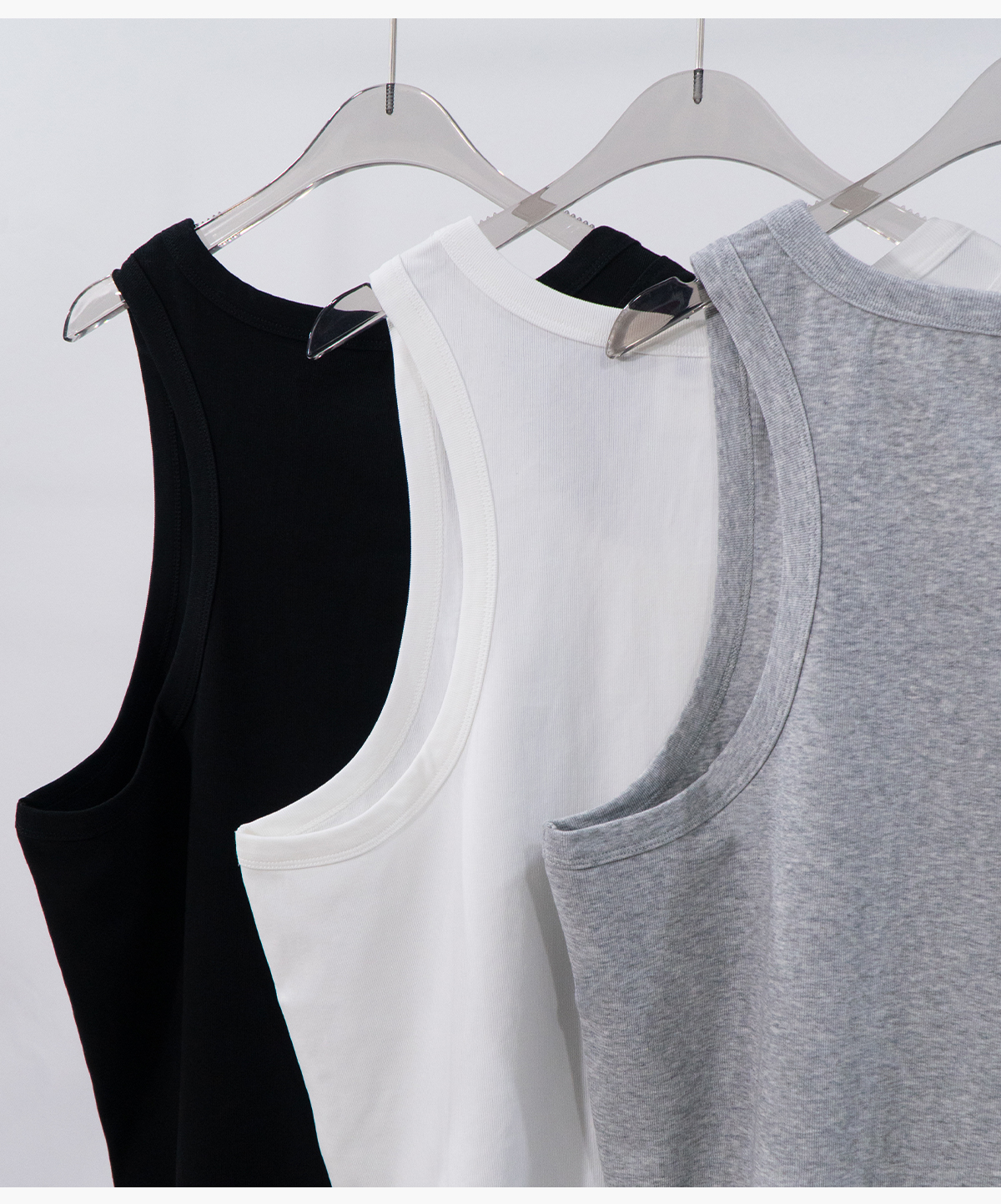 #2530 Sporty 315g Fitted Racerback Tank Top For Men 31