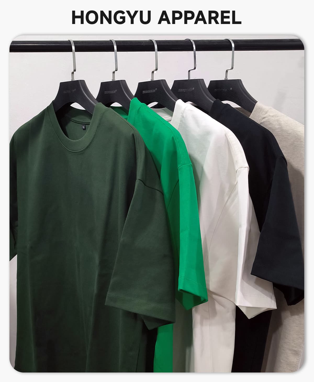 #339 Heavy 425 GSM 16s 100% Cotton Oversized T-Shirt 4