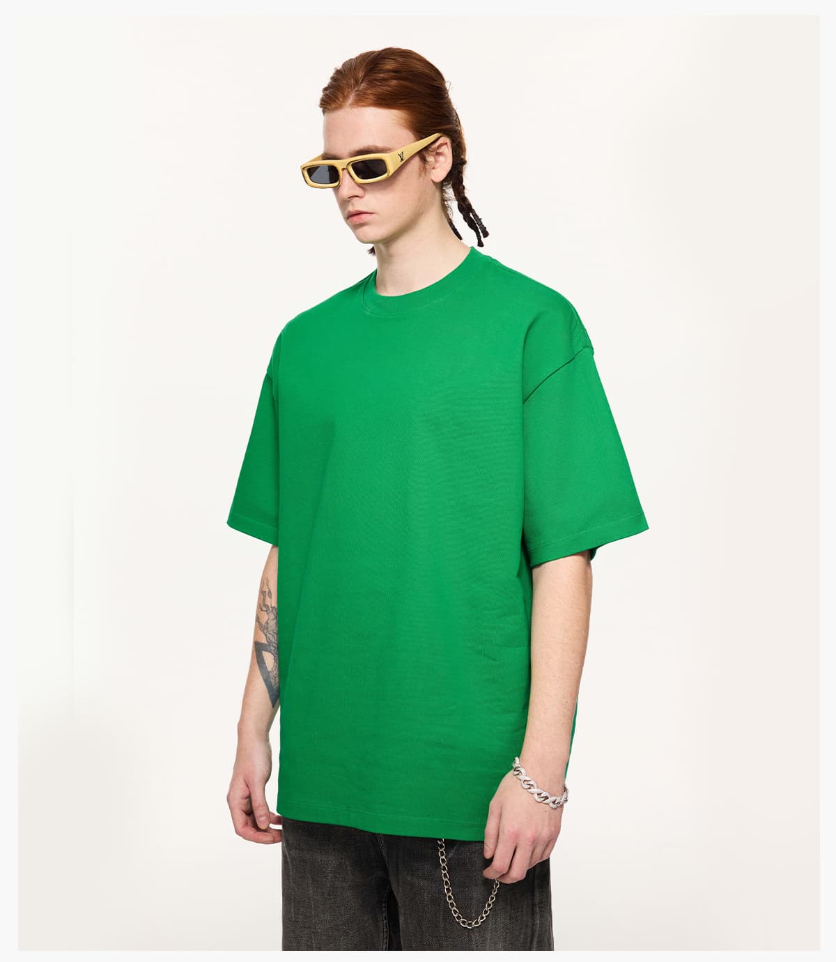 #339 Heavy 425 GSM 16s 100% Cotton Oversized T-Shirt 20