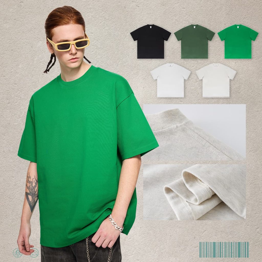 #339 Heavy 425 GSM 16s 100% Cotton Oversized T-Shirt