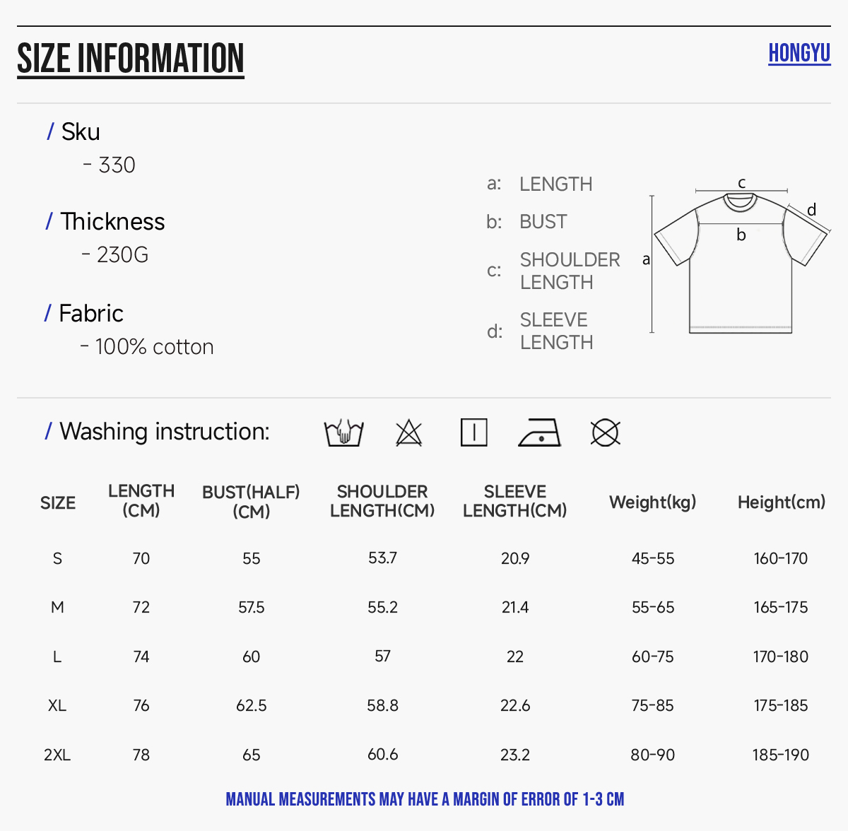 #330 Cotton 230Gsm Cooling Oversized T-Shirt 6