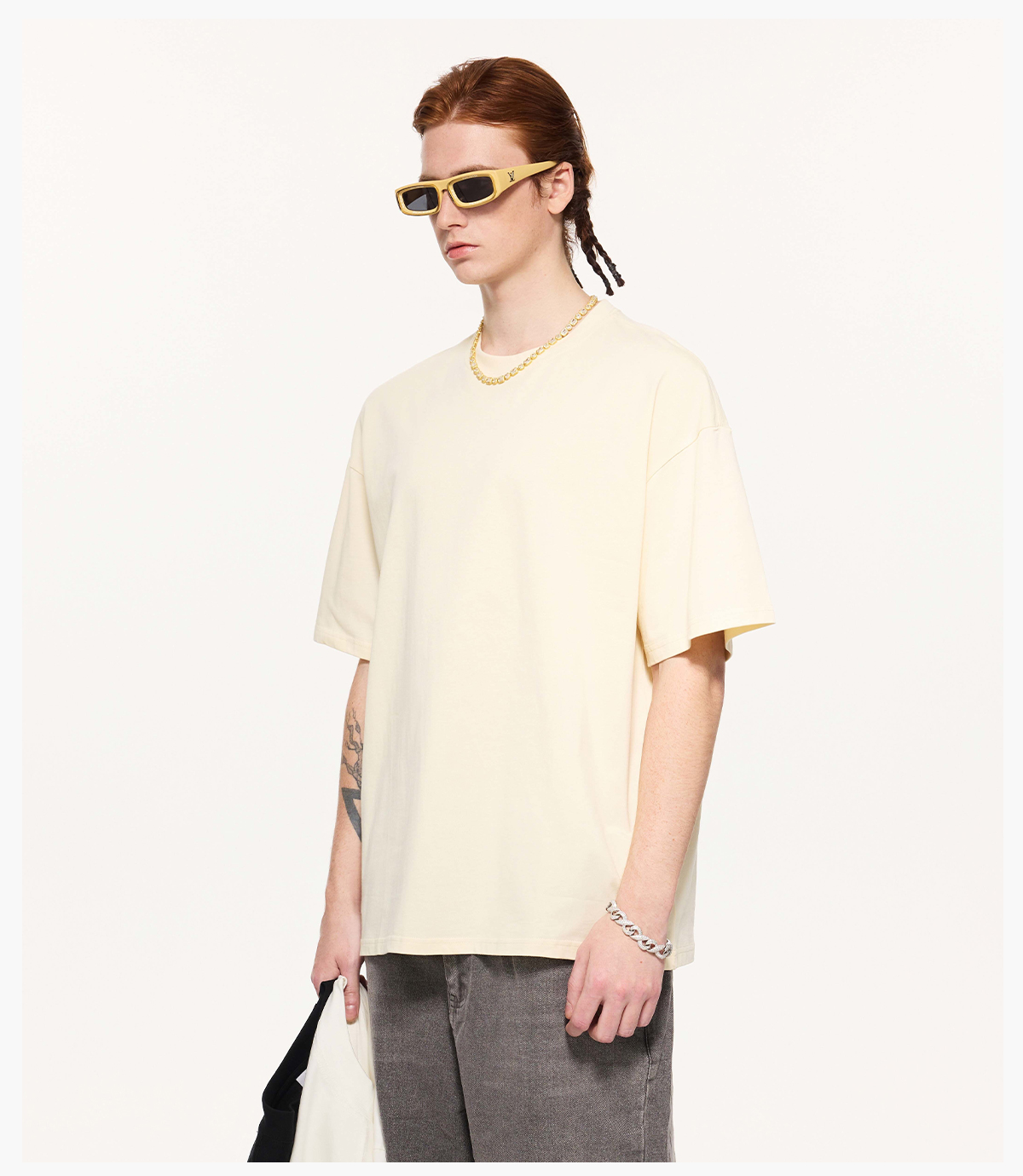 #330 Cotton 230Gsm Cooling Oversized T-Shirt 22