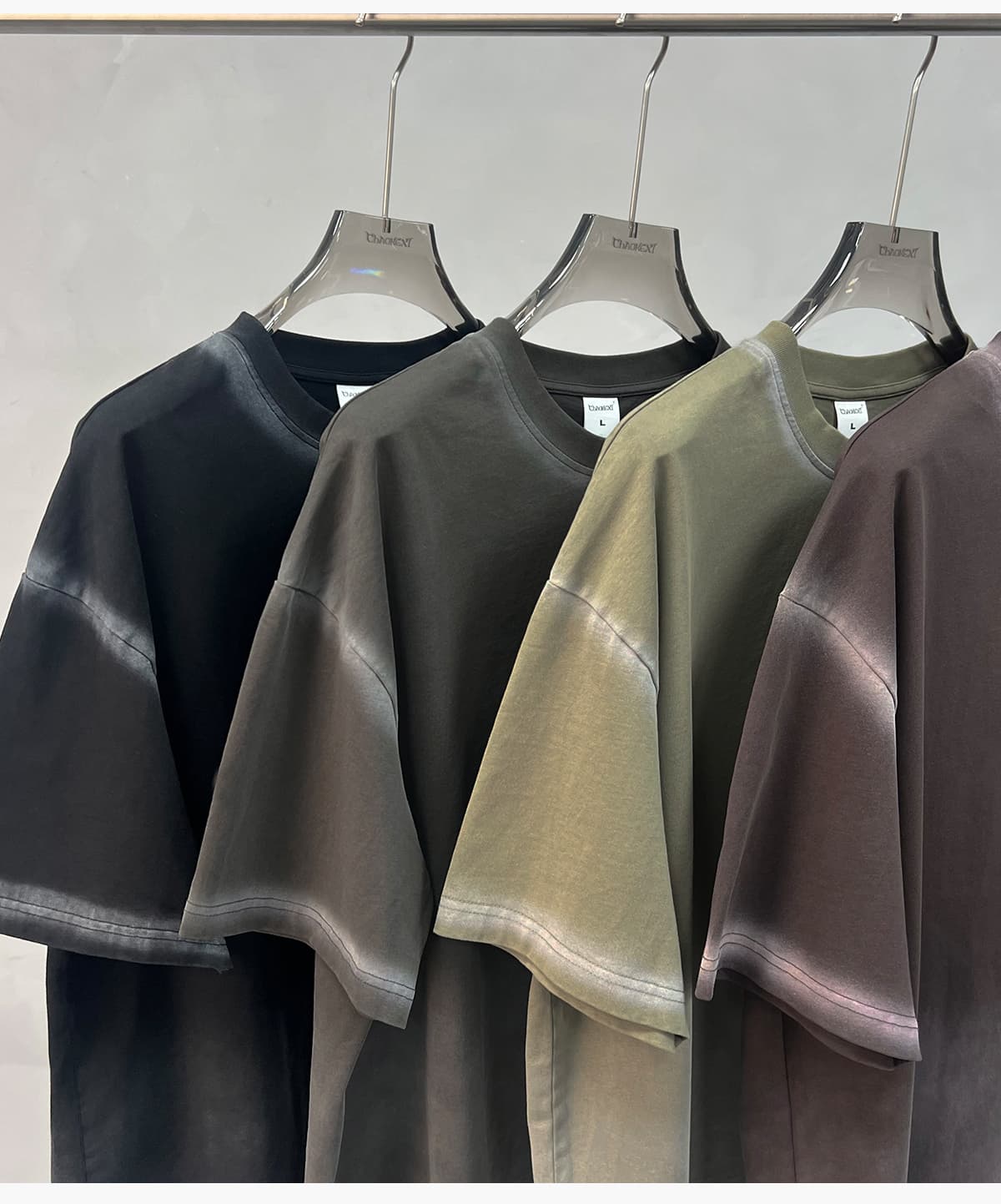 #1109 Spray Fade Washed 100% Cotton Oversized T-Shirt 27