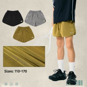 #12A225243001 Lightweight Breathable Quick-Dry 100% Nylon Sport Shorts