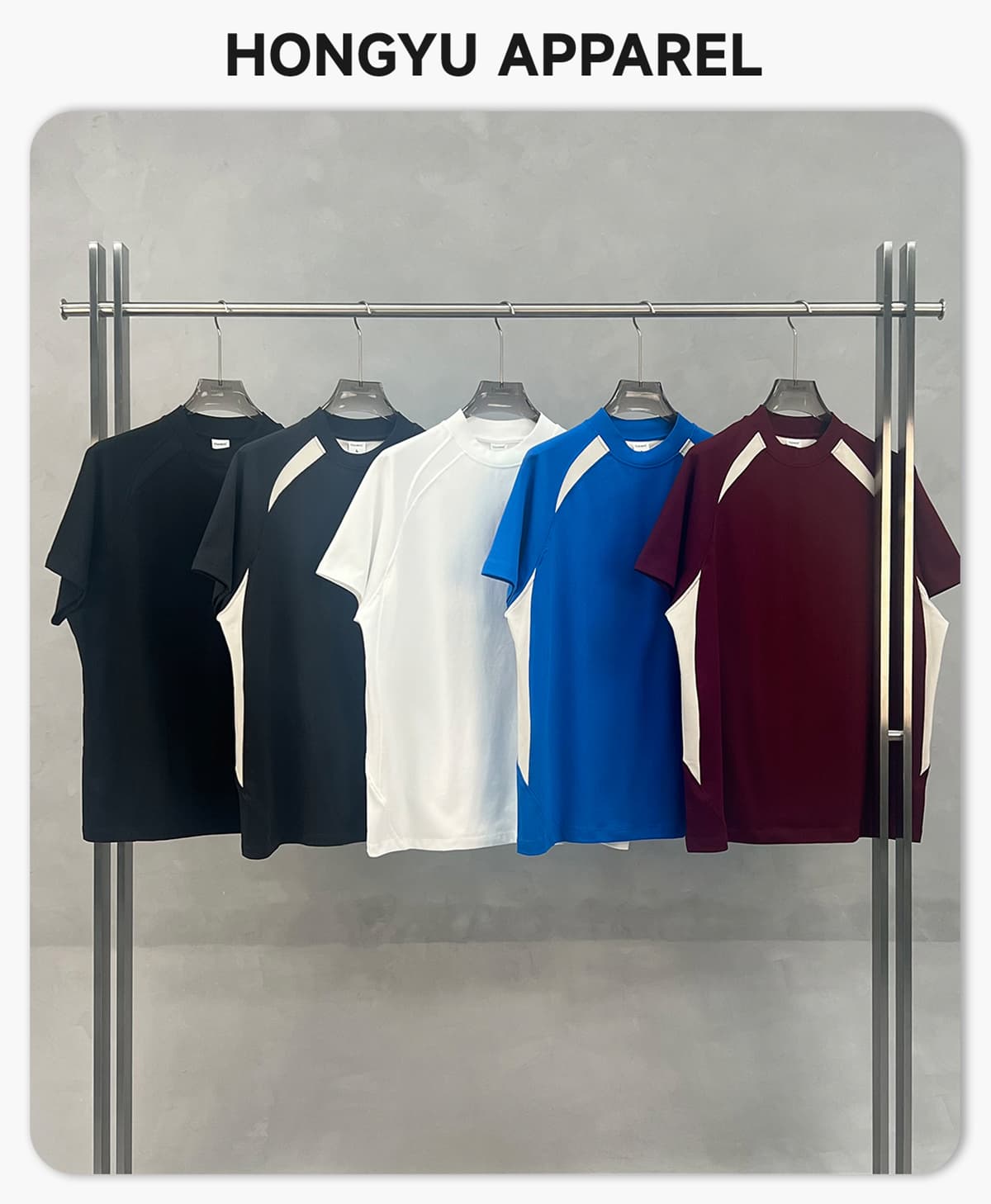 #26001 Outdoor Cooling Colorblock 240GSM Quick-Dry Tee 5