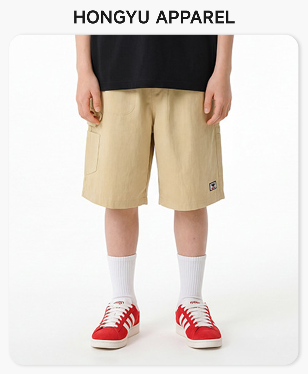 #D252C643-1 Kids‘ Lightweight Woven Cargo Shorts 4