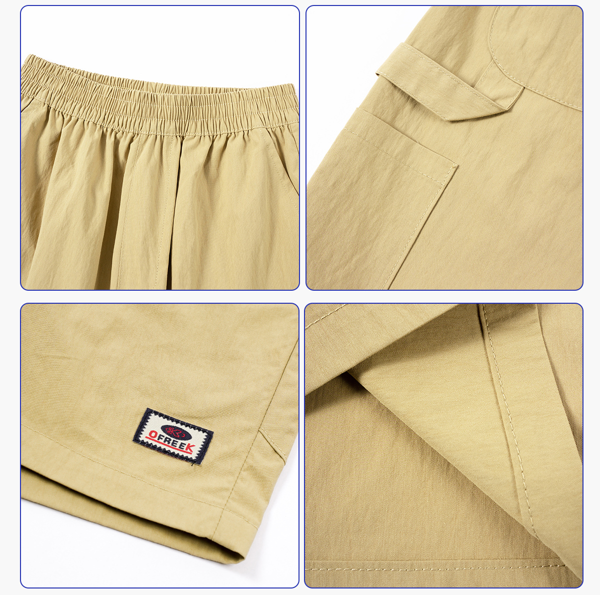 #D252C643-1 Kids‘ Lightweight Woven Cargo Shorts 14