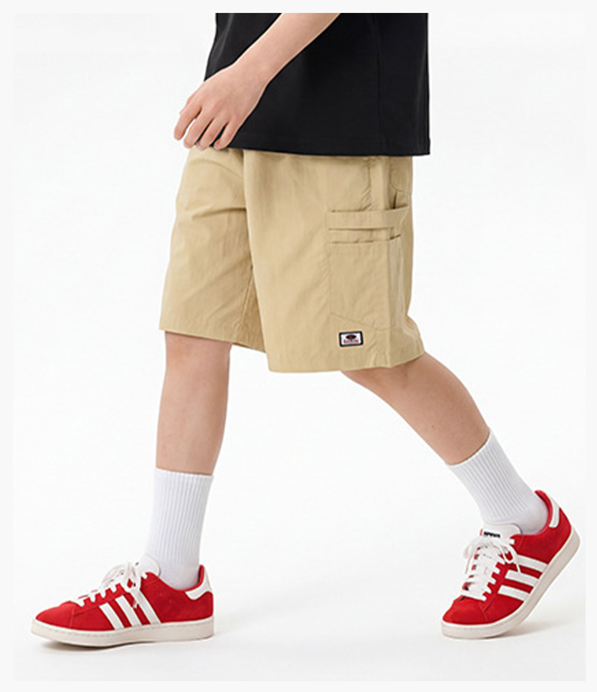 #D252C643-1 Kids‘ Lightweight Woven Cargo Shorts 18