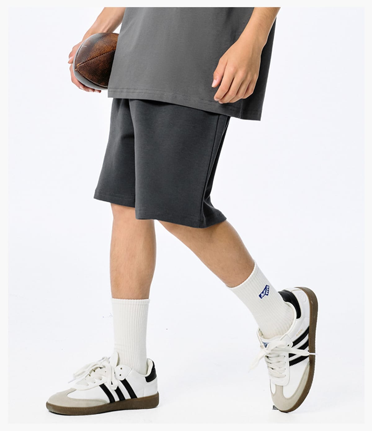 #G926C Kids‘ 200GSM French Terry Outdoor Shorts 22