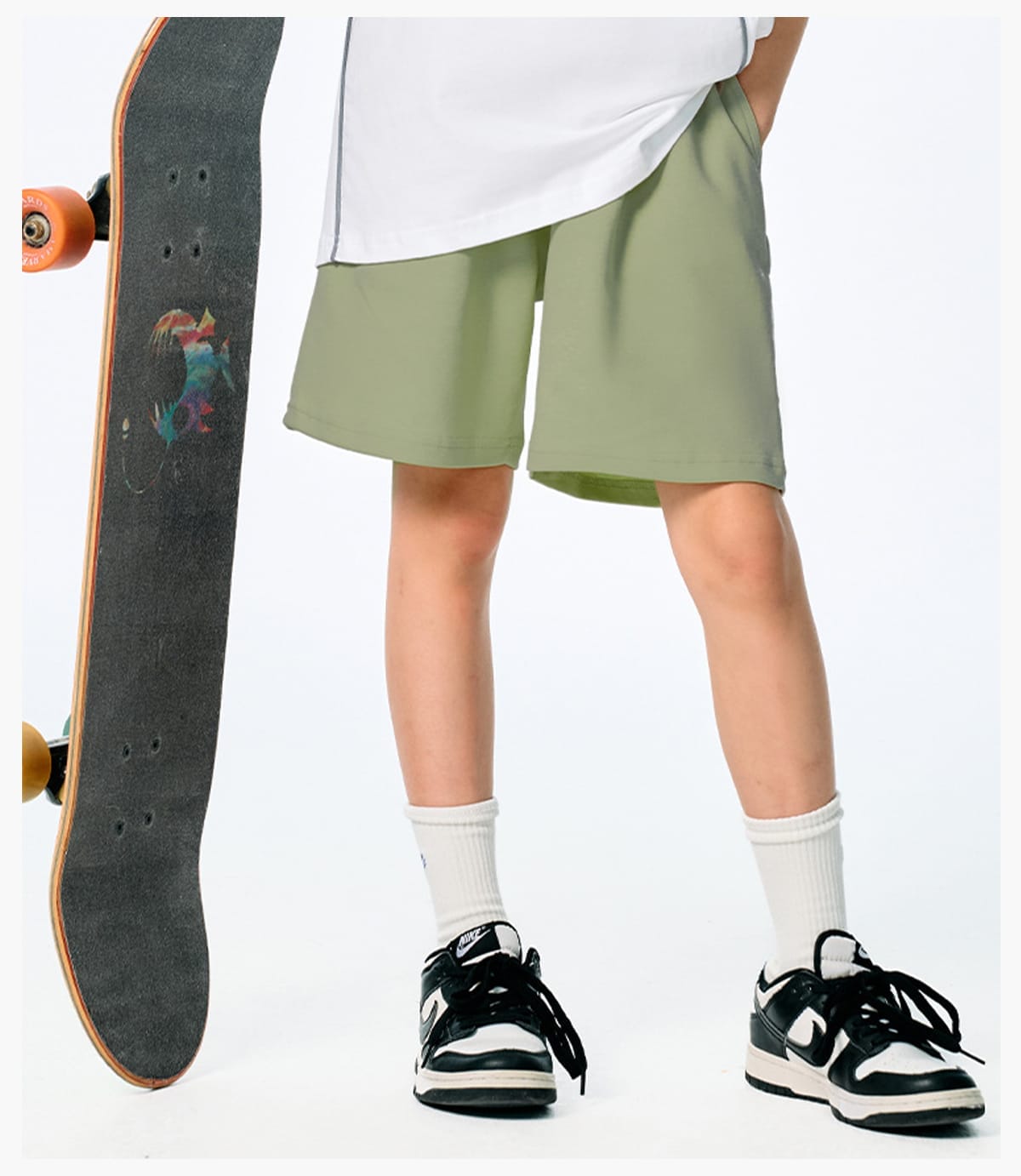 #G926C Kids‘ 200GSM French Terry Outdoor Shorts 24