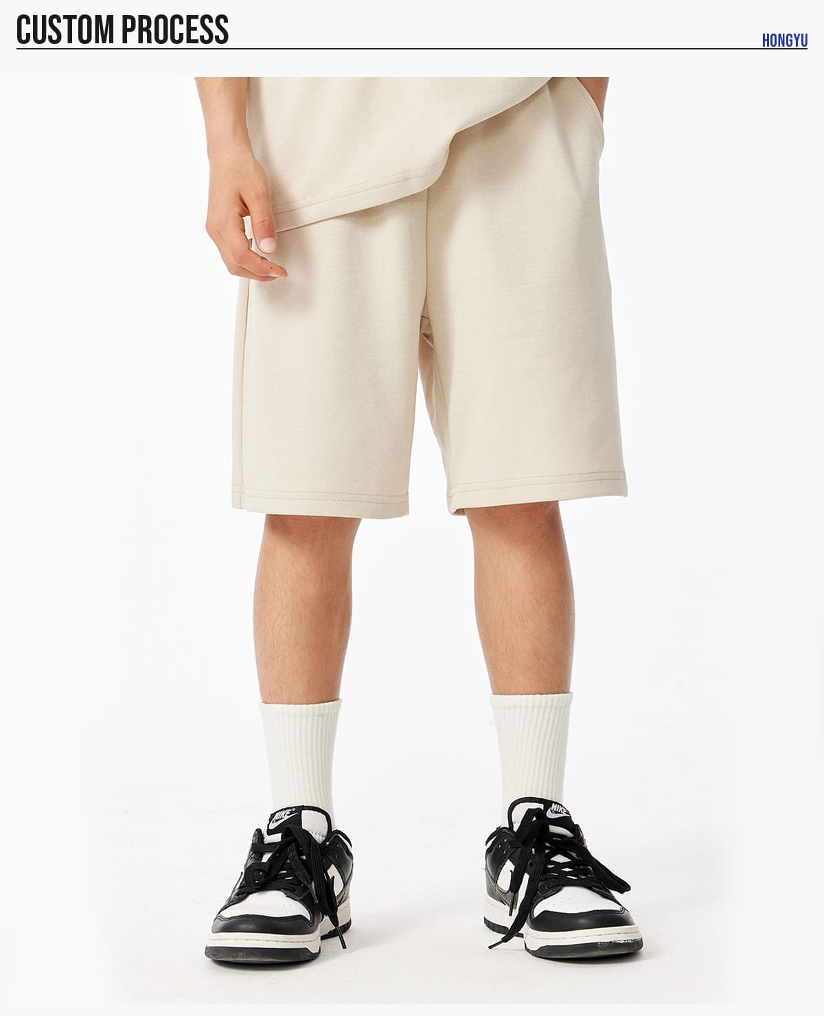 #G926C Kids‘ 200GSM French Terry Outdoor Shorts 18