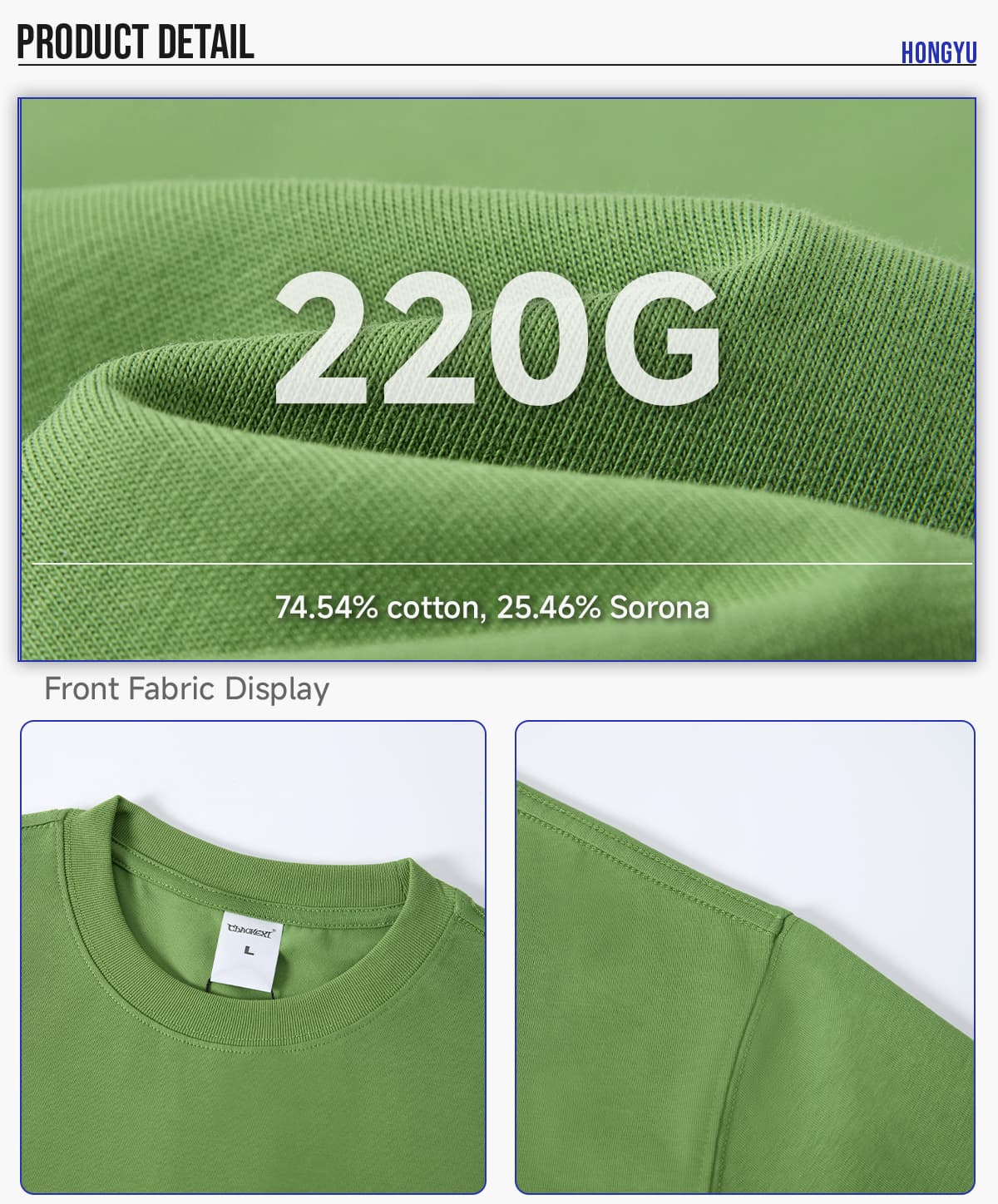 #k1163 Boxy Cropped 220Gsm Sorona Cooling T-Shirt 14