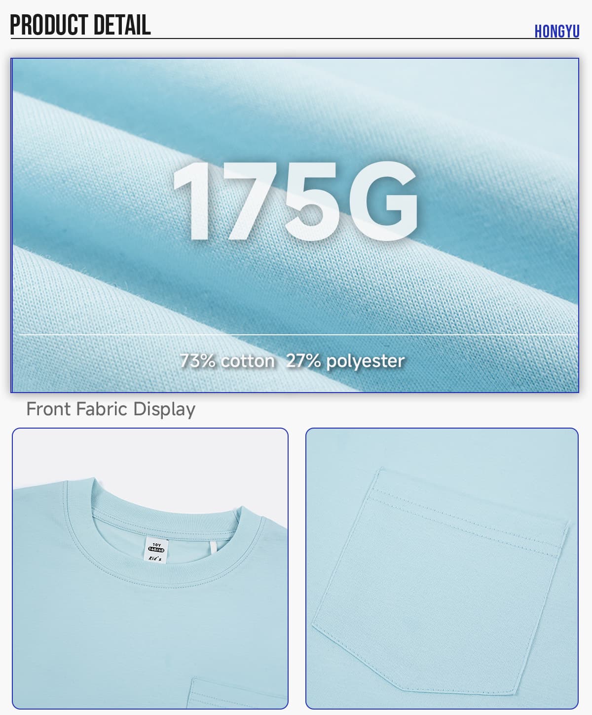 #G6151C Kids‘ Soft Skin-Friendly Cooling 175G Long Sleeve T-Shirt 11