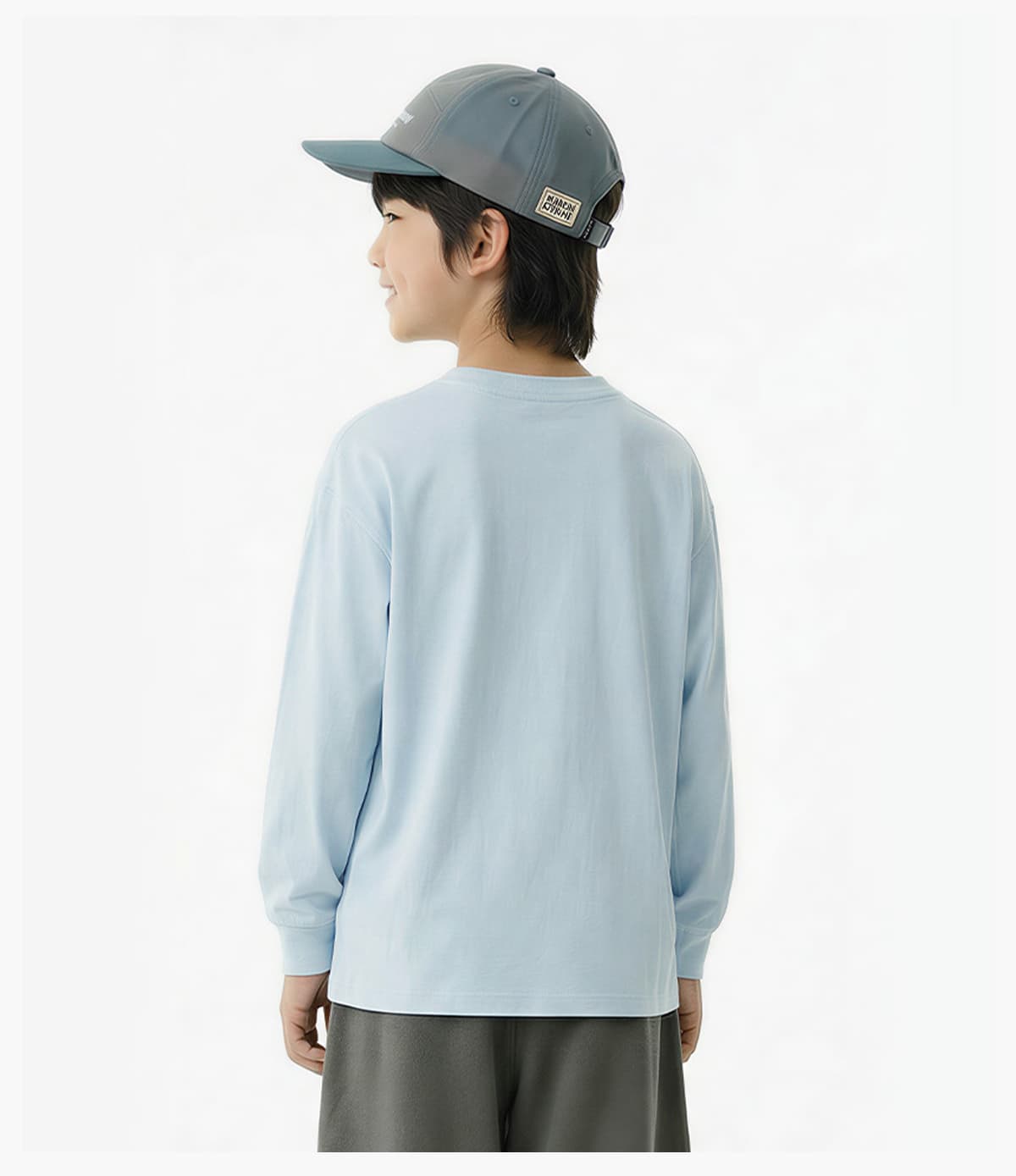 #G6151C Kids‘ Soft Skin-Friendly Cooling 175G Long Sleeve T-Shirt 23
