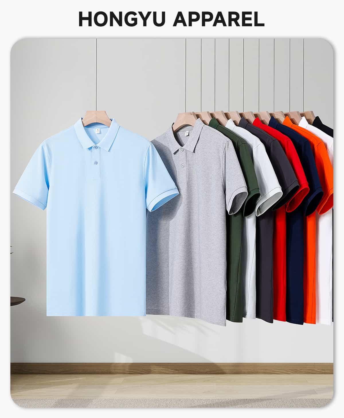 #S3601 40s 210GSM Cooling Breathable Polo Shirt 4