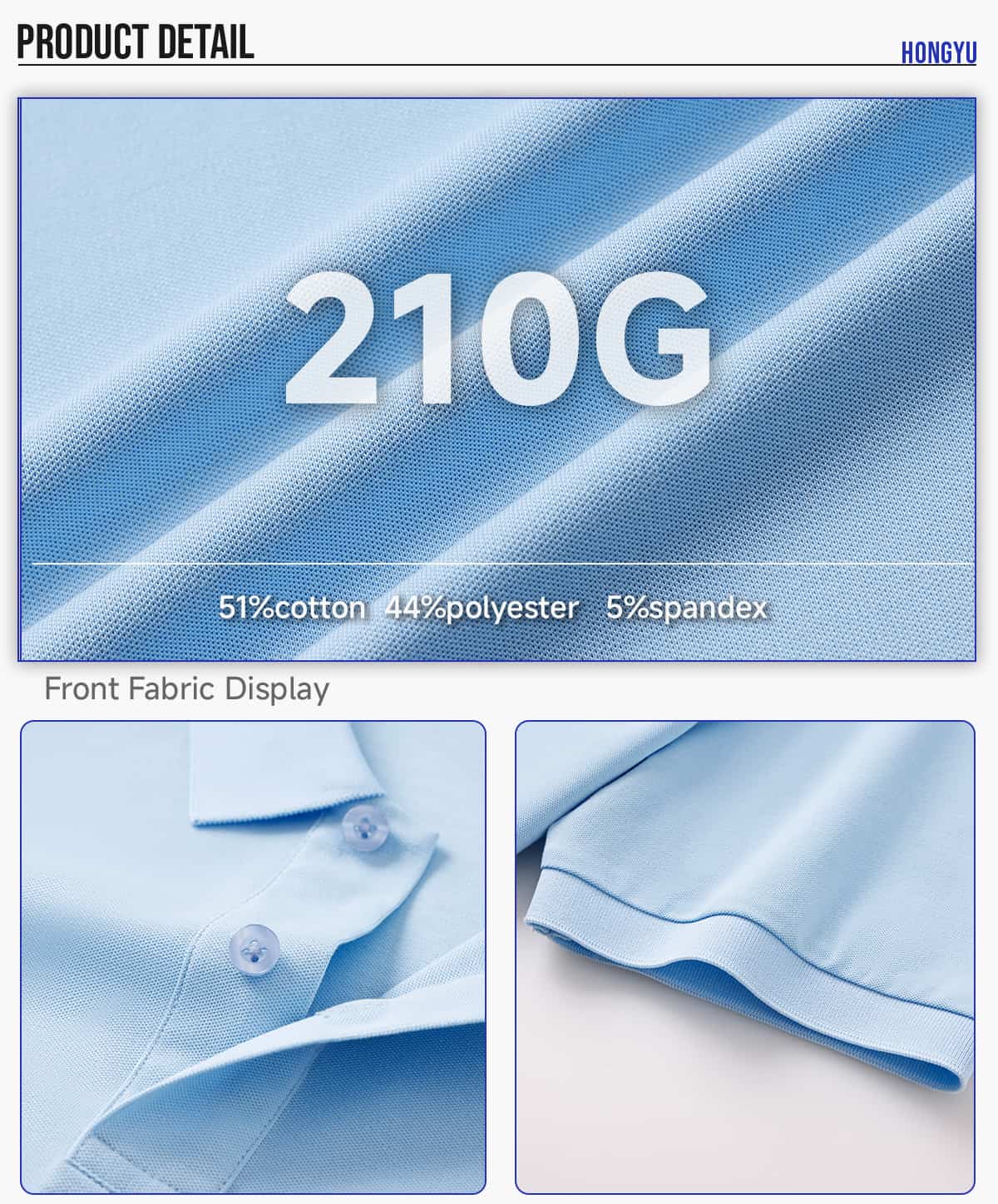 #S3601 40s 210GSM Cooling Breathable Polo Shirt 12