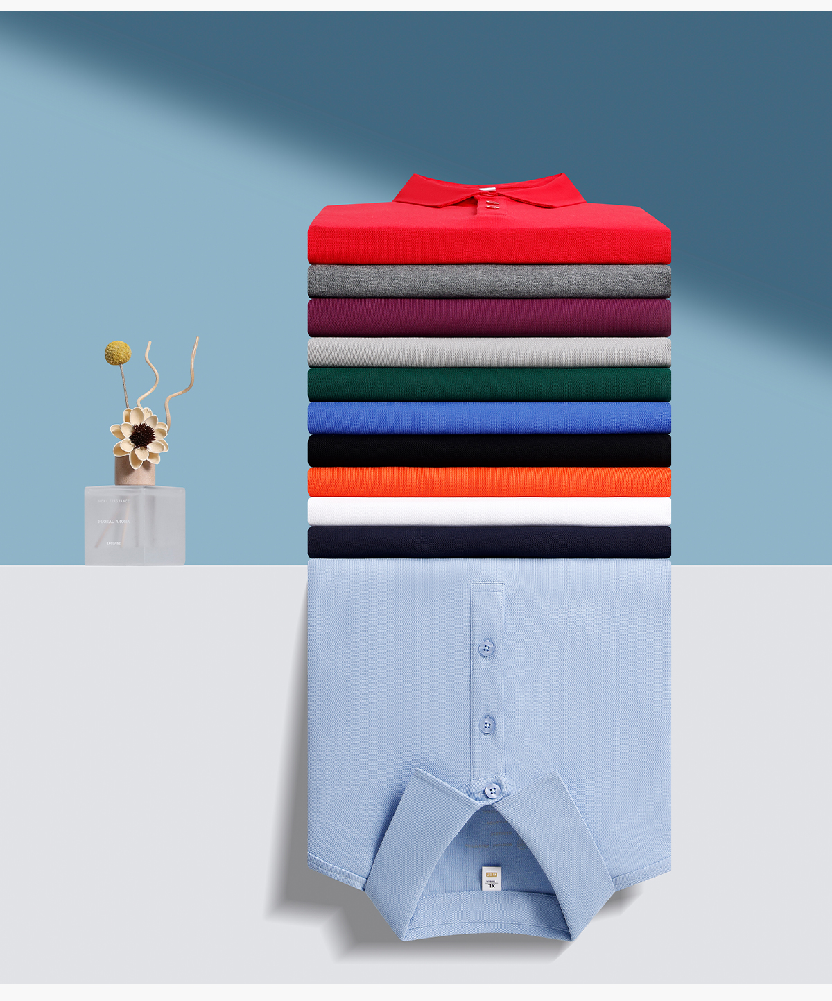 #S3604 Sorona Cooling Quick-Dry 40s 220GSM Polo Shirt 26