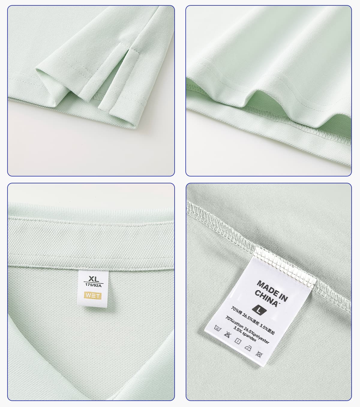 #S3606 Long-Staple Cotton 32s 210GSM Polo Shirt 14