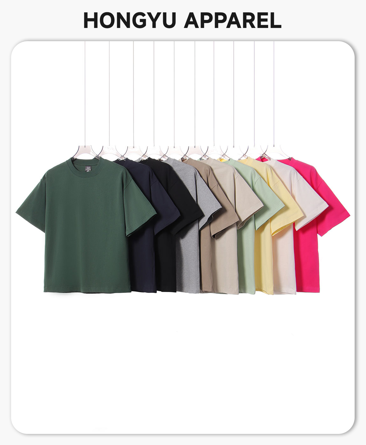 #U-D62 Cotton 250gsm Oversized Boxy Fit T-Shirt 5
