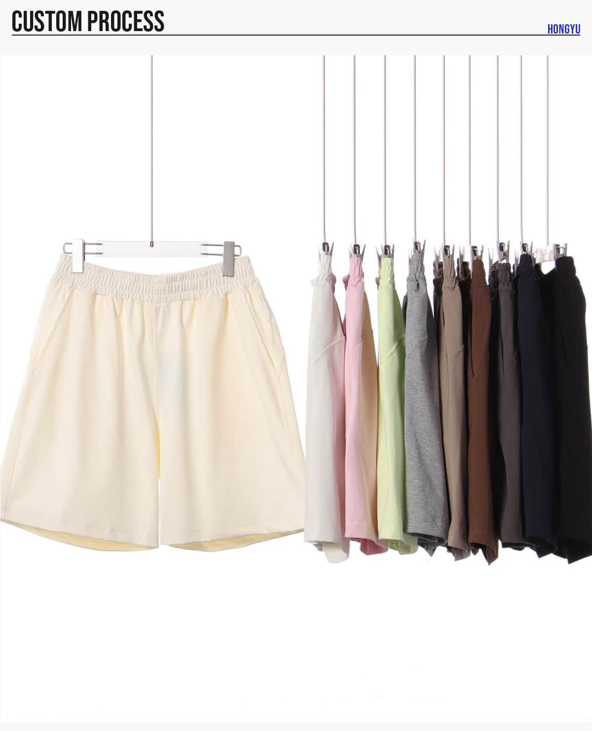 #U-D885 Sorona Terry Cooling Quick-Dry Sun Shorts 16