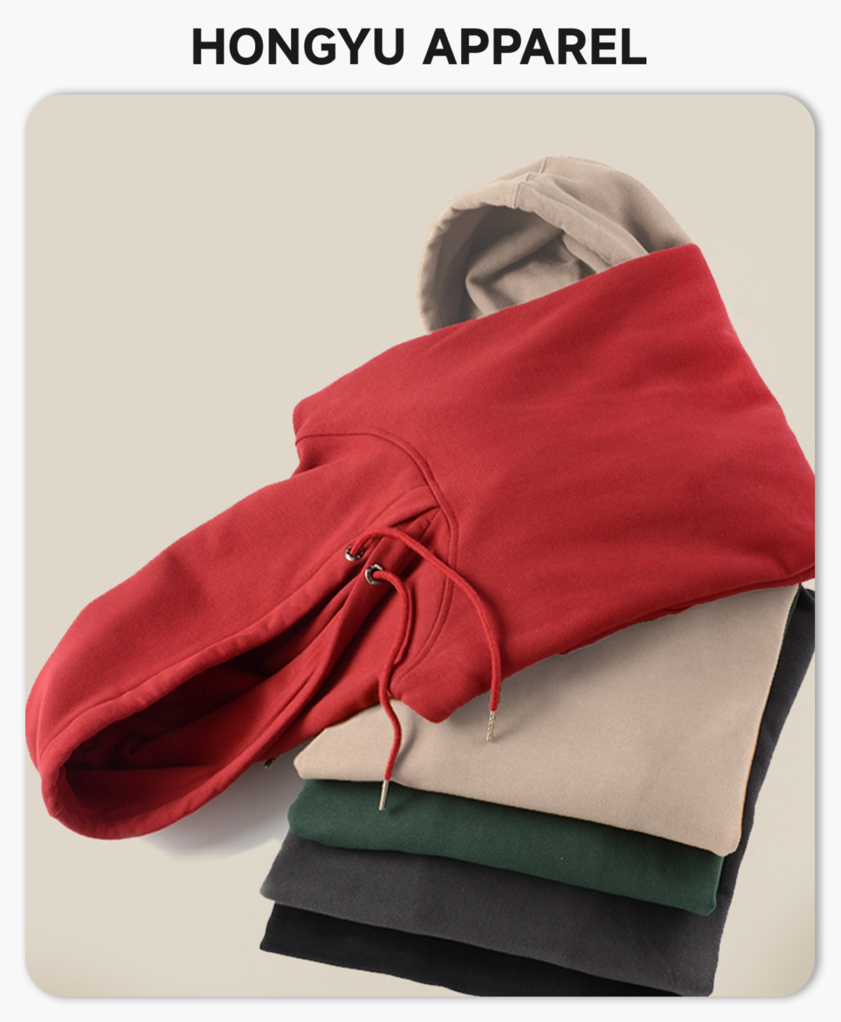 #DM-350G Oversized 100%Cotton Terry Hoodie With Pocket 4
