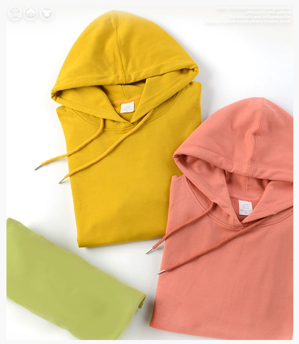 #DM-350G Oversized 100%Cotton Terry Hoodie With Pocket 18