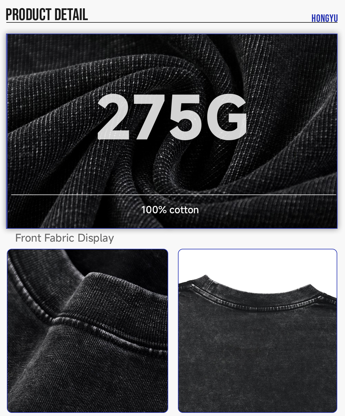 #DX-25 Oversized Cotton 275G Wash Boxy Fit T-Shirt 13