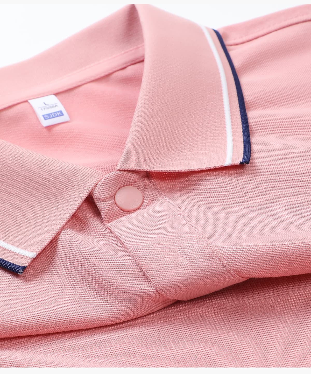 #S8602 Cotton-Covered Spandex 200GSM Contrast Collar Polo Shirt 24