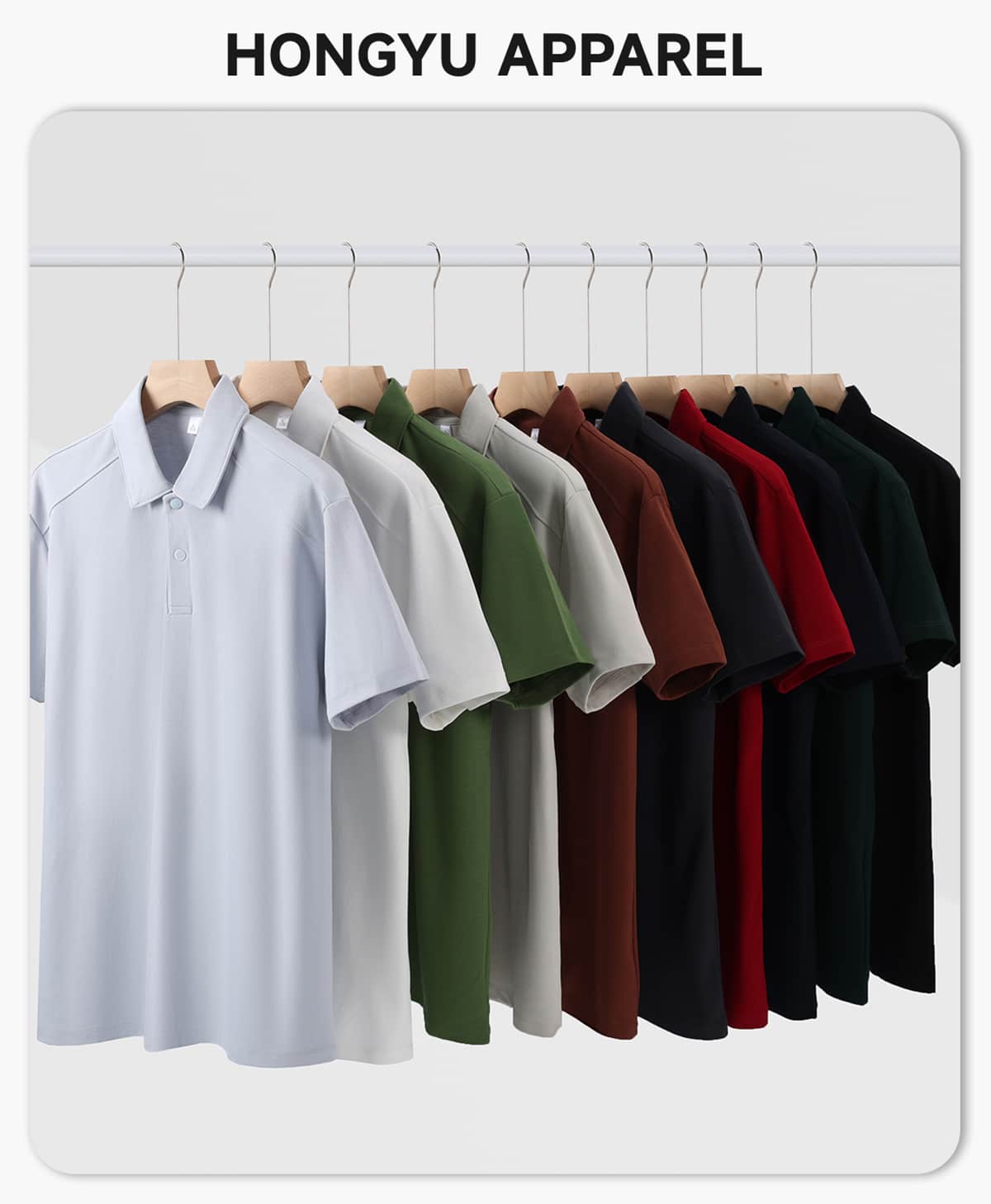 #S8902 Lyocell 40s 220GSM Soild Golf Shirt 4