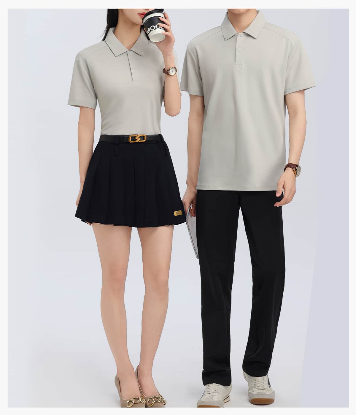 #S8902 Lyocell 40s 220GSM Soild Golf Shirt 22