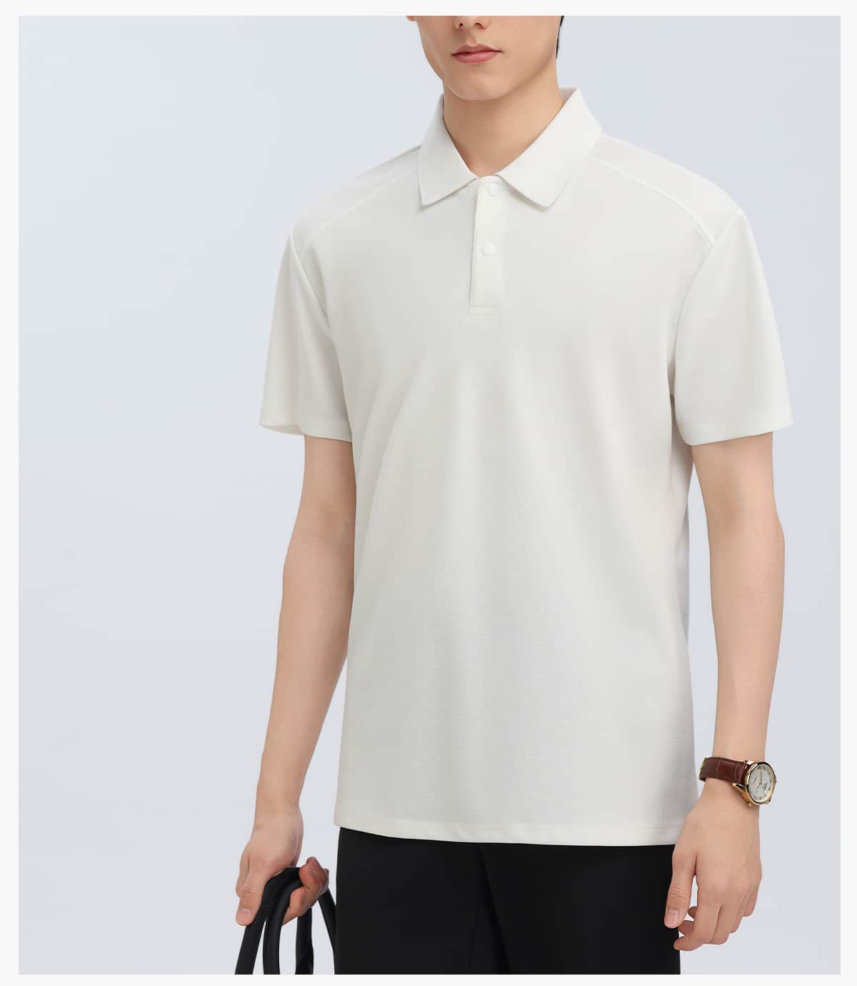 #S8902 Lyocell 40s 220GSM Soild Golf Shirt 20