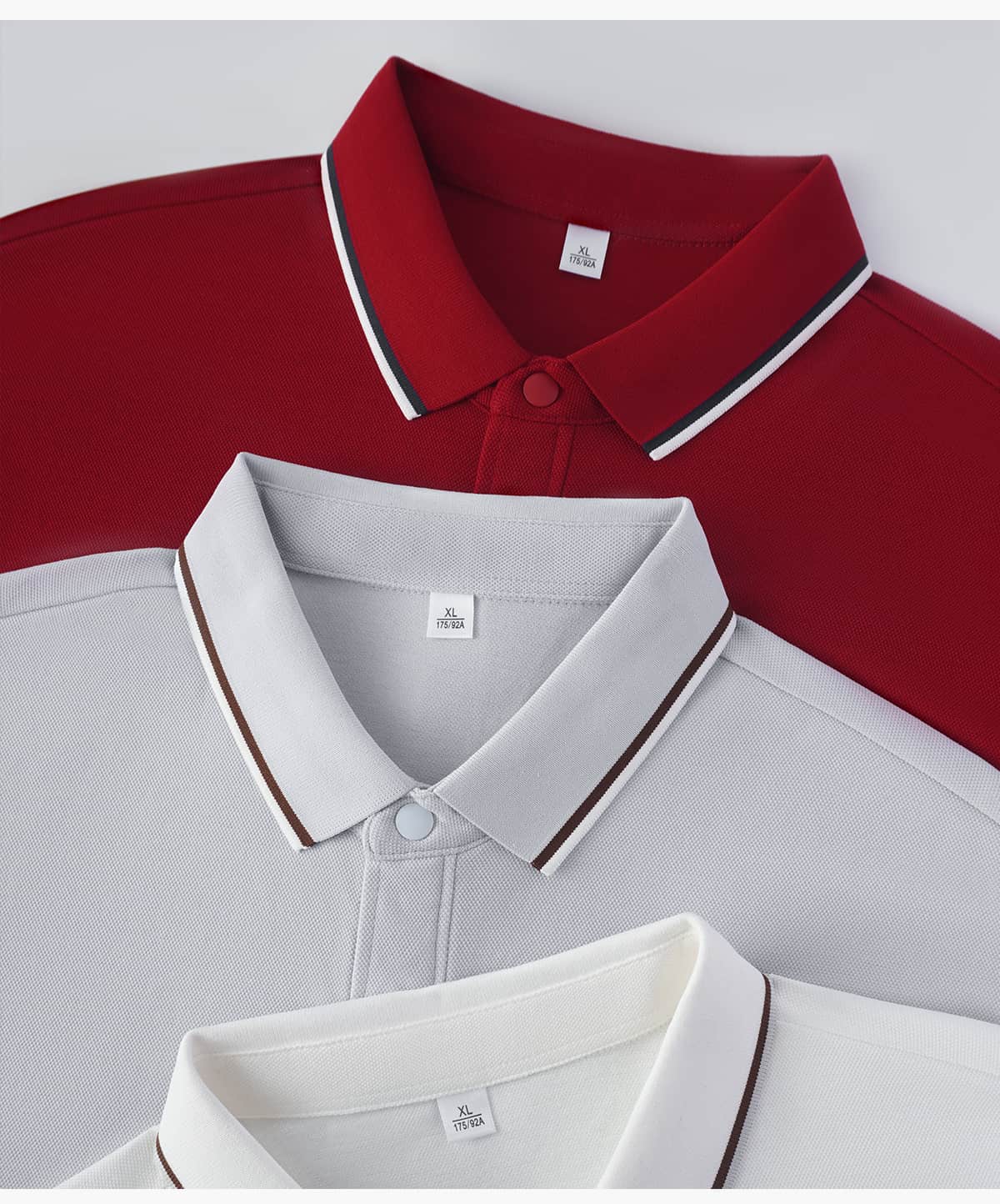#S8903 Lyocell 40s 220GSM Contrast Collar Polo Shirt 30