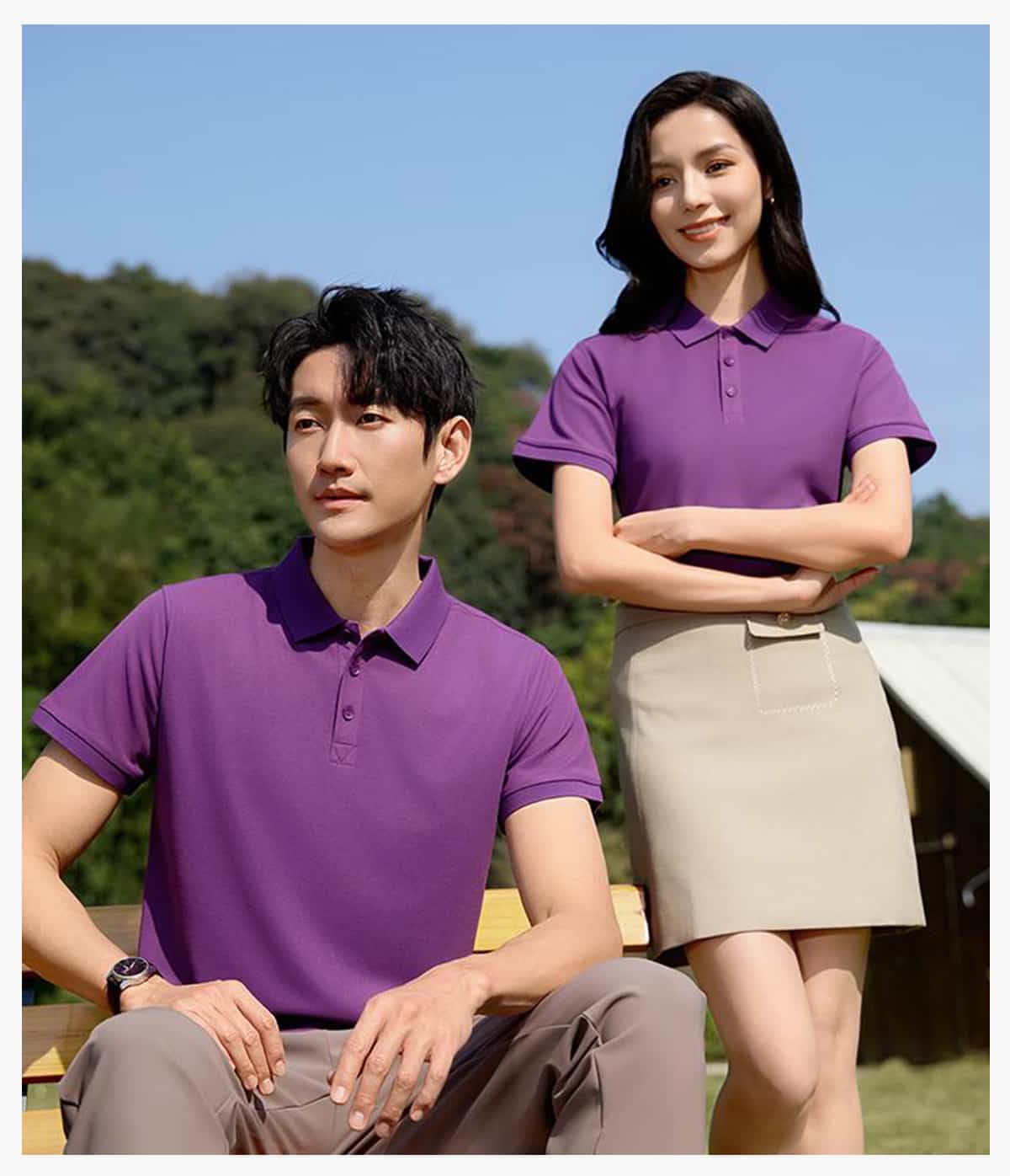 #S920 Quick-Dry 100% Polyester Side-Slit Polo Shirt 24