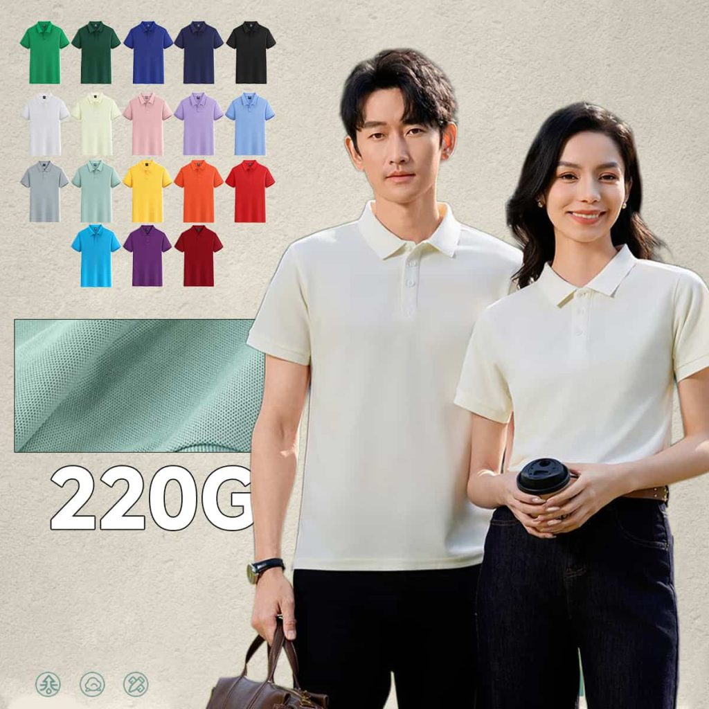 #S920 Quick-Dry 100% Polyester Side-Slit Polo Shirt