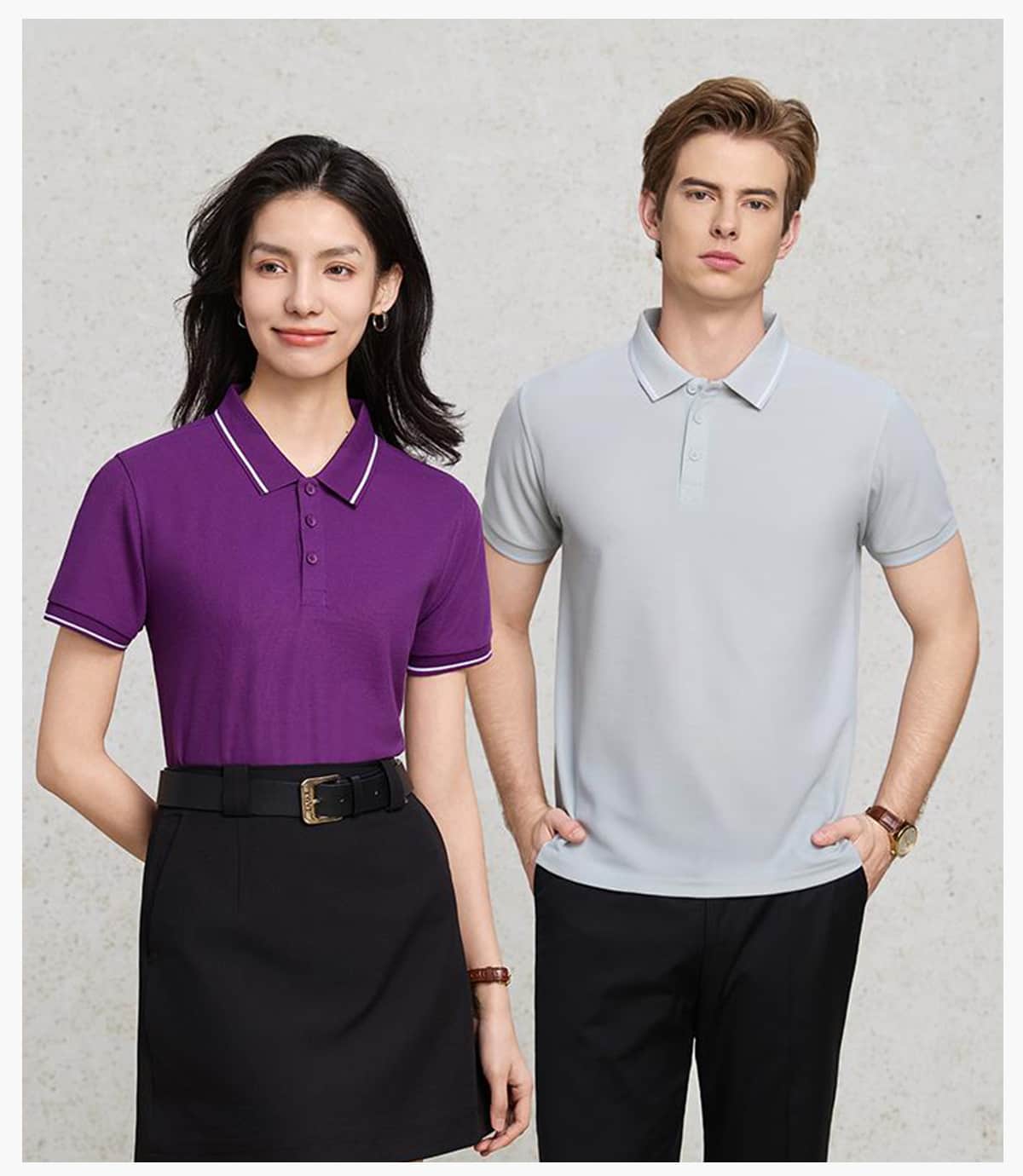 #S9201 Polyester 220GSM Contrast Collar Polo Shirt 22